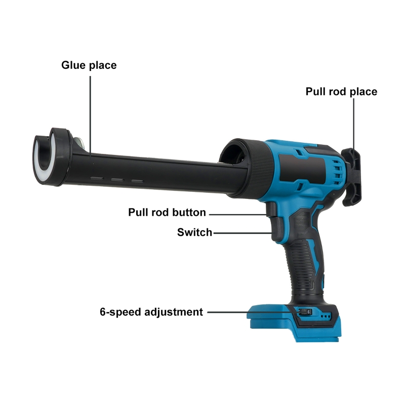 Power Tools Universal Battery - Elektrisch kitpistool voor Makita 18V accu,