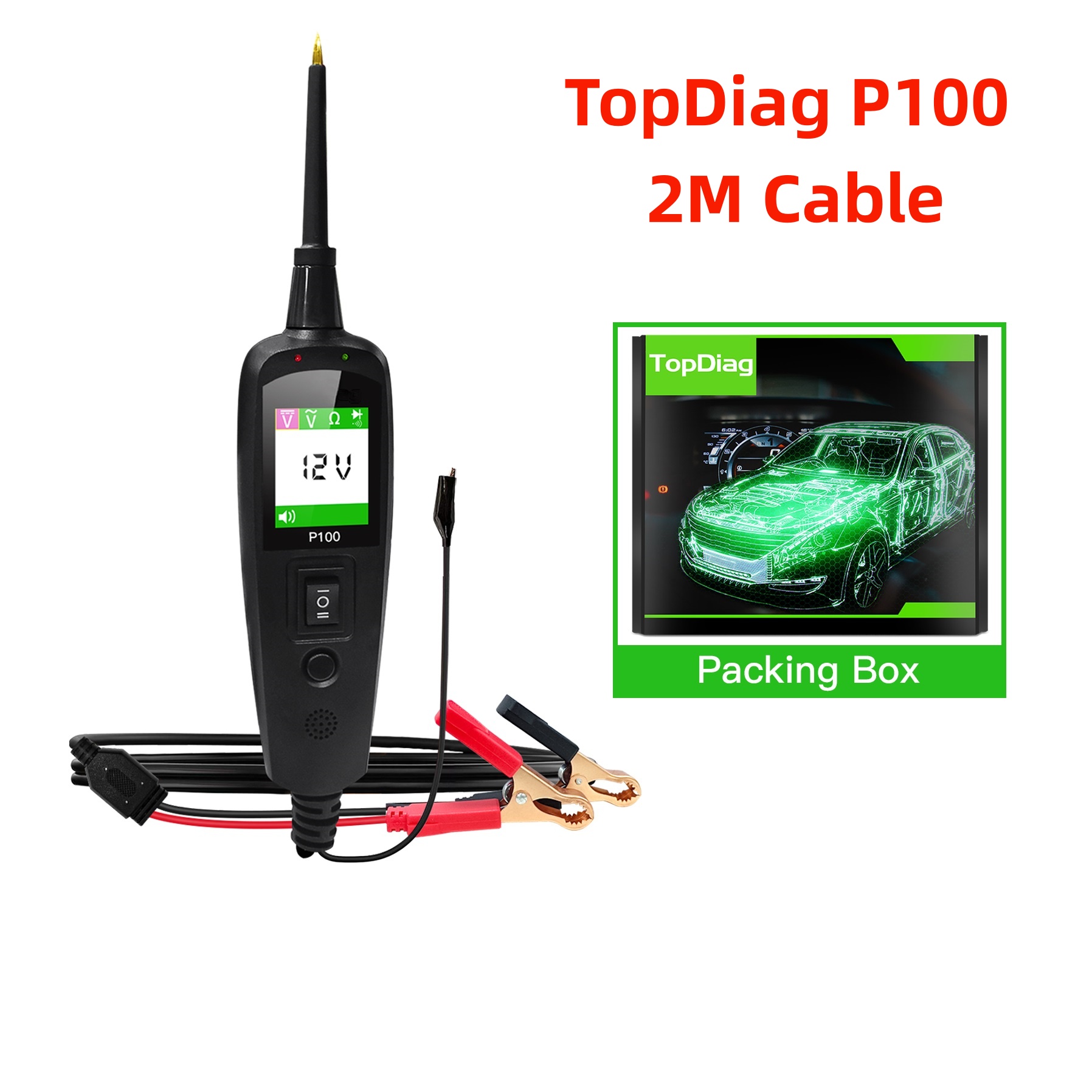 Power Tools Automotive - TopDiag P100 2M Auto Elektrische Circuit