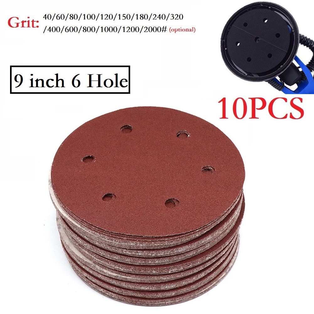 10 Stuks 9 Inch Schuurpapier 2 - Power Tools Wallpaper recensie en prijs