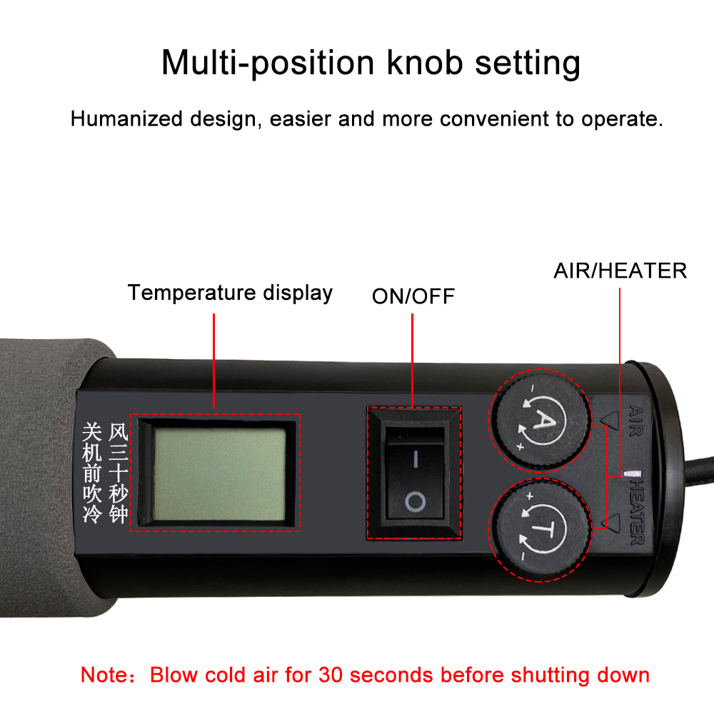 Verstelbare Digitale Hetelucht - Heat Gun Variable recensie en prijs