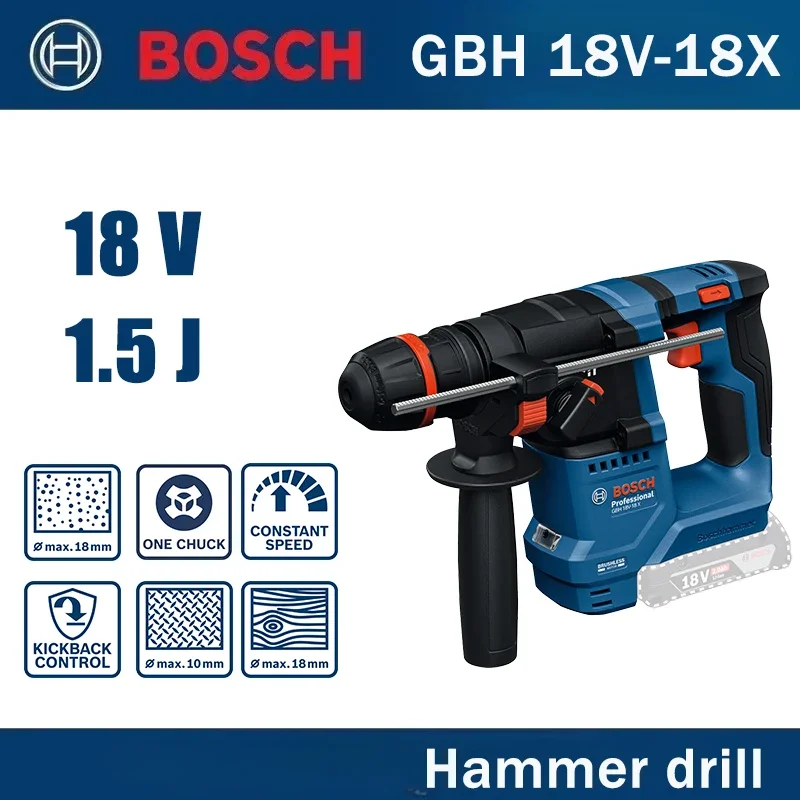 Bosch GBH 18V-18X 18V draadloz - Hammer Drill Sds recensie en prijs