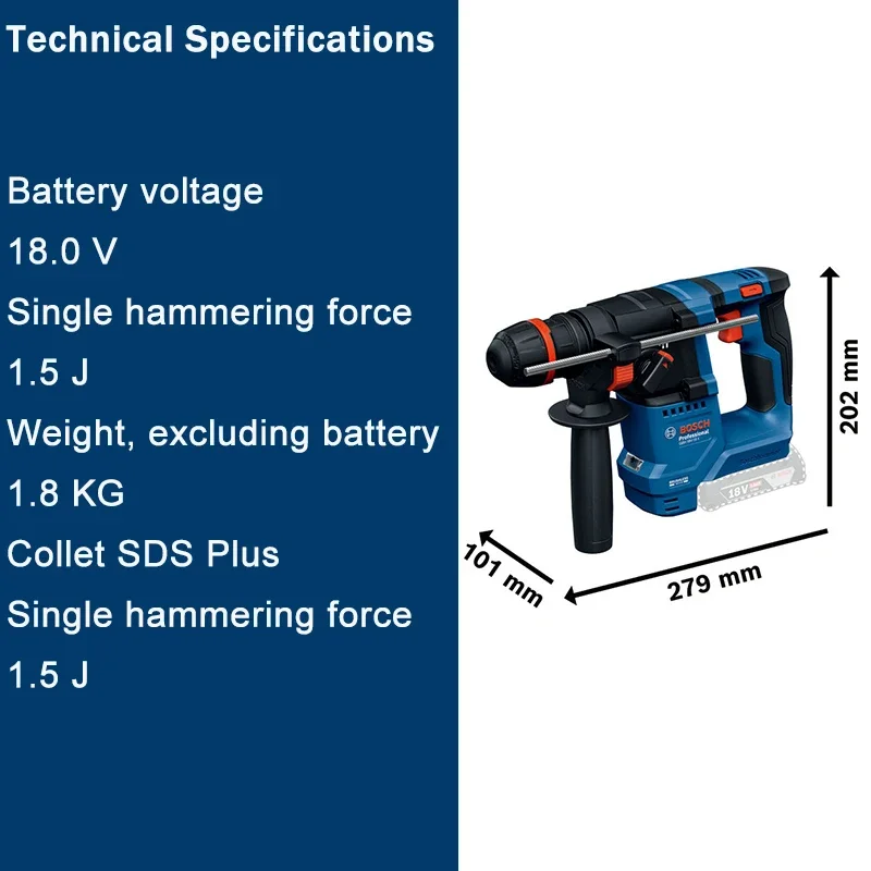 Bosch GBH 18V-18X 18V draadloz - Hammer Drill Sds recensie en prijs
