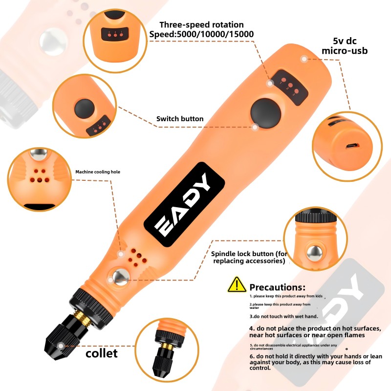 USB draadloze roterende gereed - Rotary Tool Kit recensie en prijs