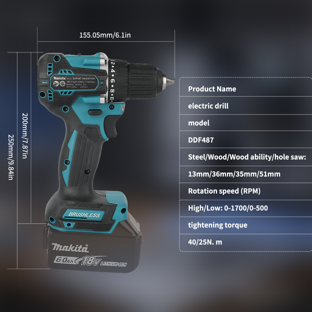 18V Borstelloze Accuboormachin - Power Tools Universal Battery recensie en prijs