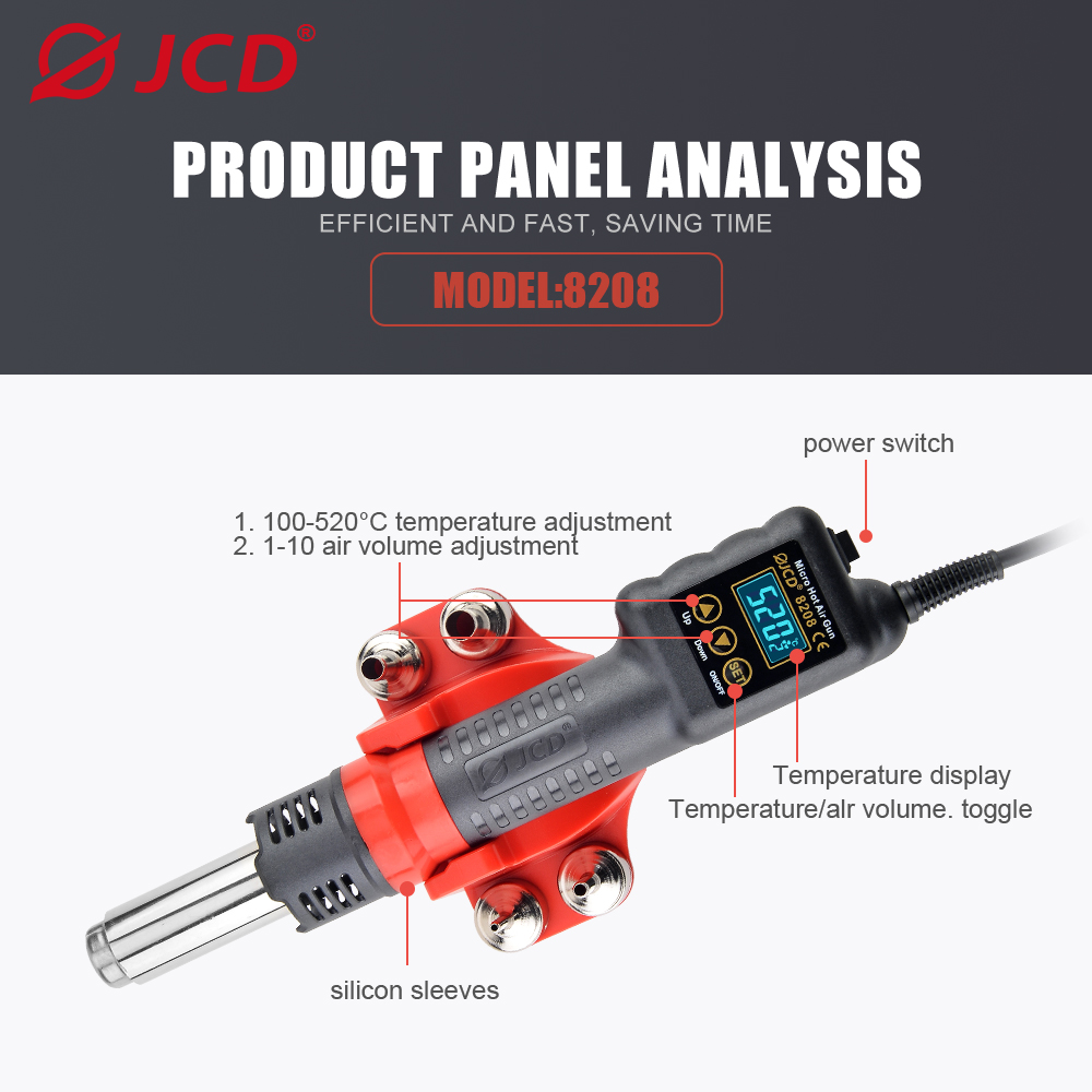 Jcd 750W Micro Heat Gun Rework - Heat Gun Variable recensie en prijs