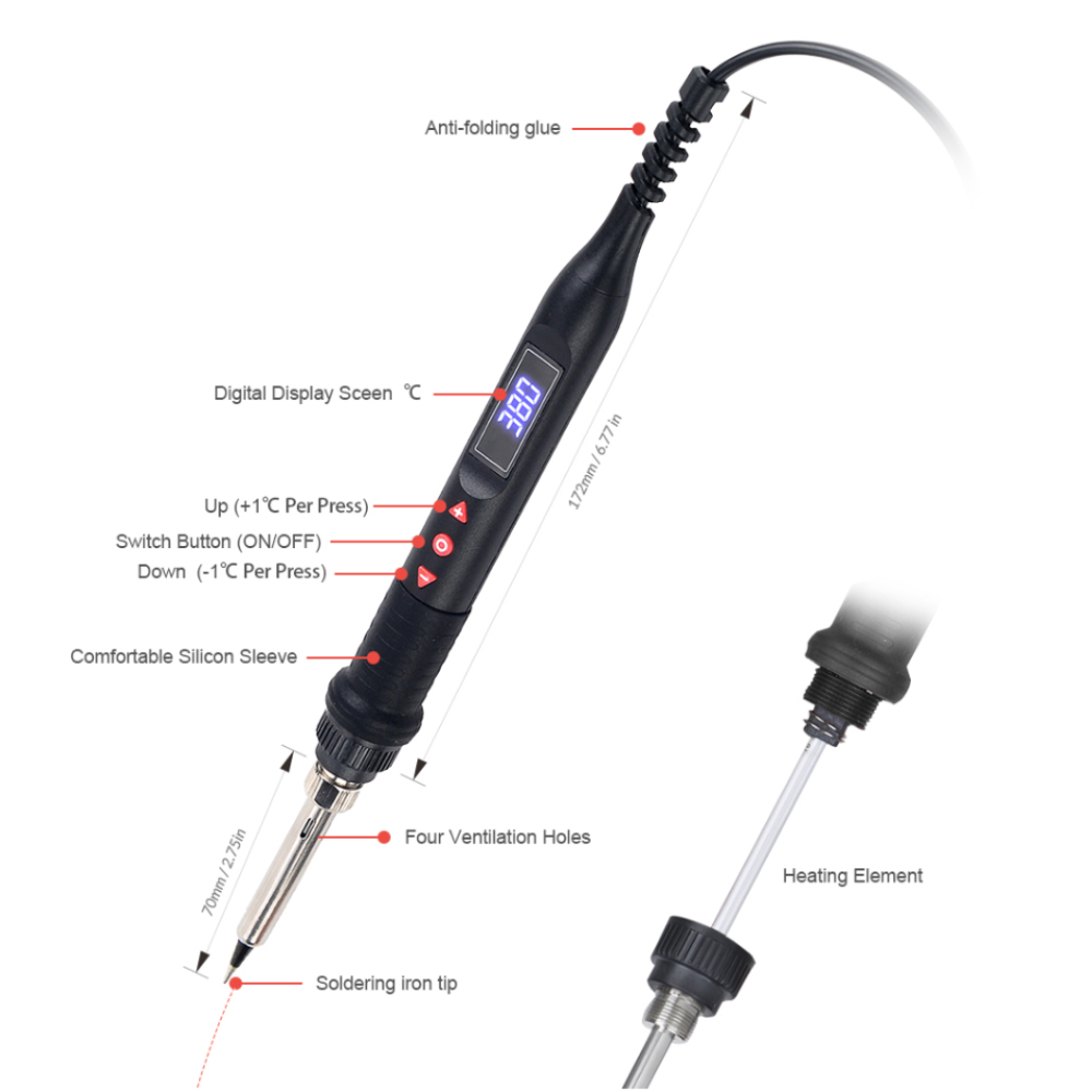 Jcd 750W Micro Heat Gun Rework - Heat Gun Variable recensie en prijs