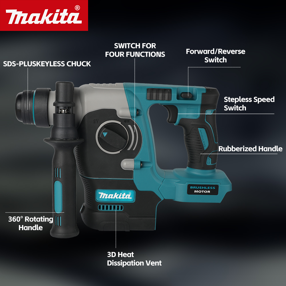Makita DCH273 18V Borstelloze  - Hammer Drill Sds recensie en prijs