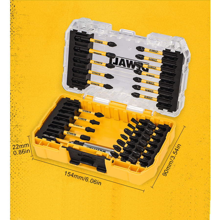 DeWalt 31-delige schroevendraa - Power Tools Yellow And Black recensie en prijs