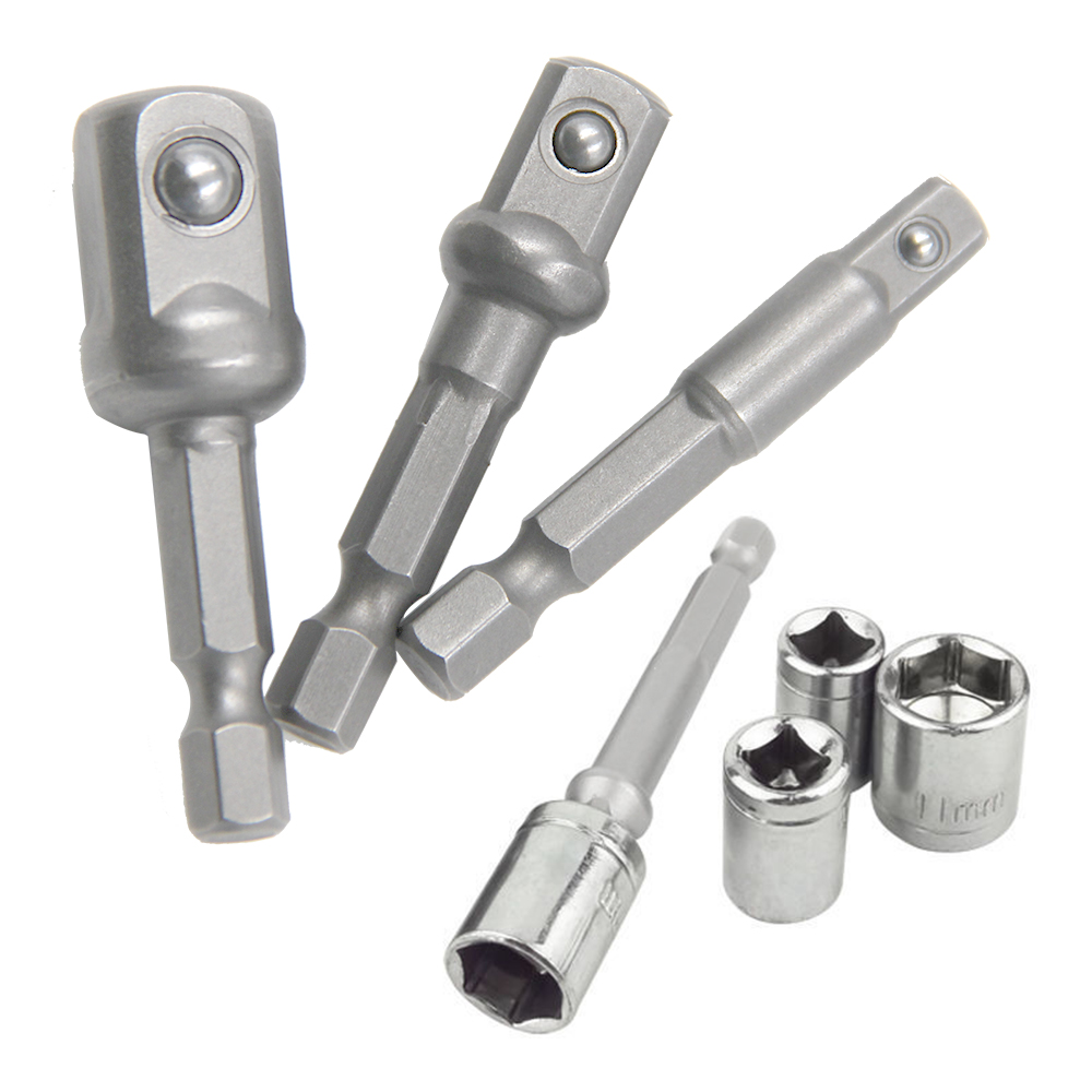 3PCS Socket Adapter 1/4 3/8 1/ - Power Tools Plumbing recensie en prijs