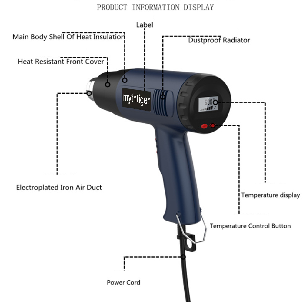 NIEUWE Heteluchtpistool Bouw T - Heat Gun Variable recensie en prijs
